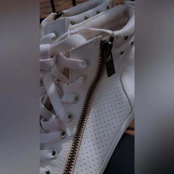 Koolaburra by UGG High Top White Sneakers - Picture 2 of 5